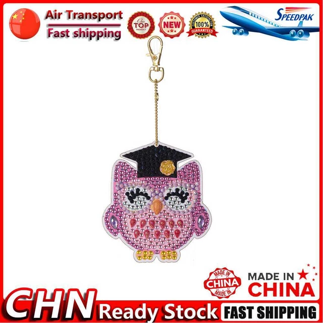 Cartoon Diamond Painting Keychain DIY Luminous Key Ring Pendant (DSK044) Fr