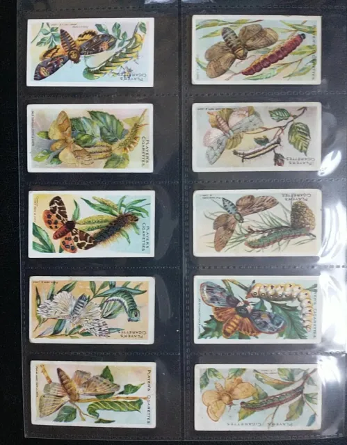 Players-Full Set- Butterflies And Moths 1904 (Original Set 50 Cards)