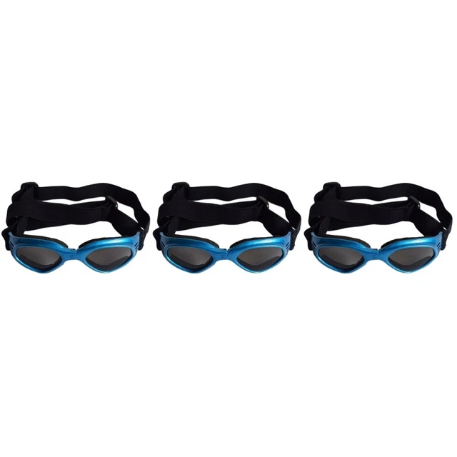 3 pares de gafas de sol geniales elegantes de moda para perros gafas para mascotas gafas