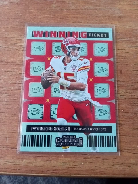2020 Panini Contenders - Winning Ticket #WT1 Patrick Mahomes II