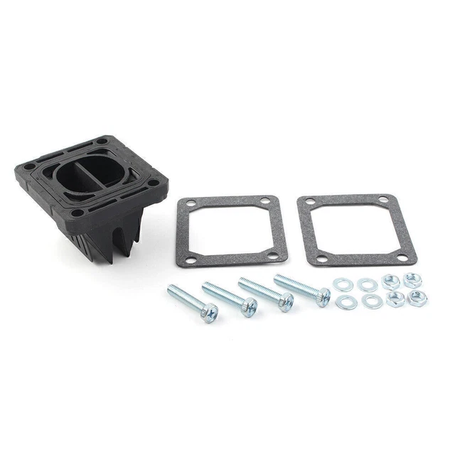 Valvola di aspirazione canna in fibra di carbonio con distanziatori per Yamaha YFZ350 Banshee RZ350 RD250