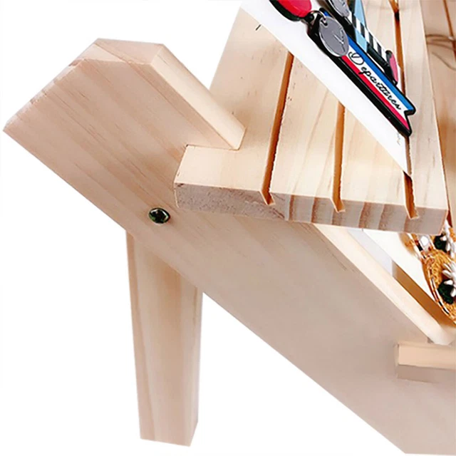 Earring Stall Stand Earrings -Free With Wooden Display Holder Bamboo Wood