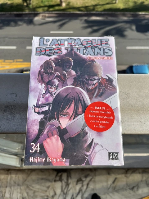 L’attaque Des Titans - Tome 34 - Edition Limitée - SNK T34 Collector - Neuf Fr
