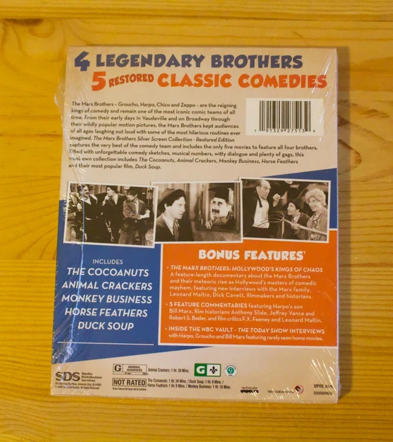 THE MARX BROTHERS Silver Screen Collection Blu-ray Brand New w/Slipcase ...