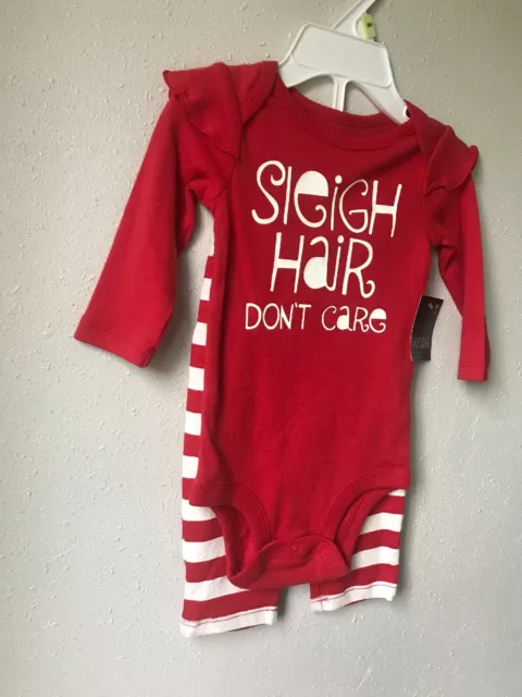 Okie Dokie 3M Baby Girl2 Pc Set Red Outfit Brand New W/Tags from JCPenney 2