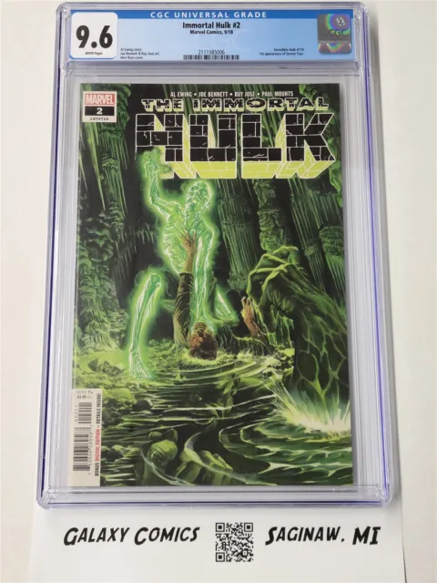 Immortal Hulk (2008) #2 - CGC 9.6 - 1st Appearance Doctor Frye