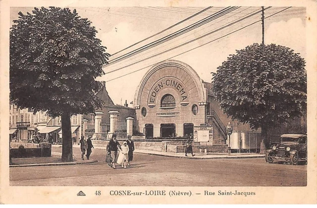 58 - SAN62914 - COSNE SUR LOIRE - Rue Saint Jacques - Cinéma