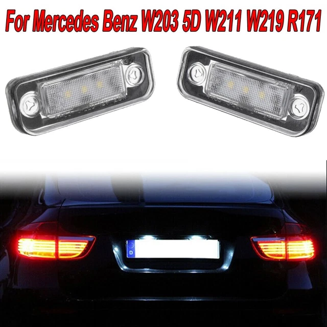 Promo Lampu Led Plat Mercedes Benz W203 W211 W219 R171 License Plate Lamp Diskon 33% Di Seller