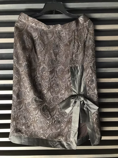 Balenciaga Silk Printed  Skirt Size 42