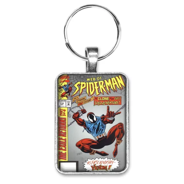 Web Of Spider-Man #118 SCARLET-SPIDER Cover Key Ring or Necklace Comic Jewelry