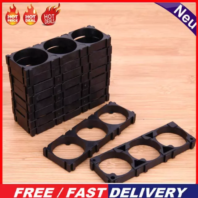 10pcs/lot 32650 3x Battery Holder Bracket Cell Safety Anti Vibration Plasti