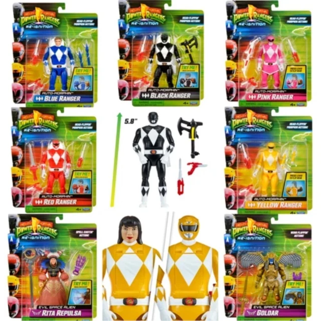 FIGURINES MIGHTY MORPHIN Power Rangers Re Ignition Auto Bot Playmates ...