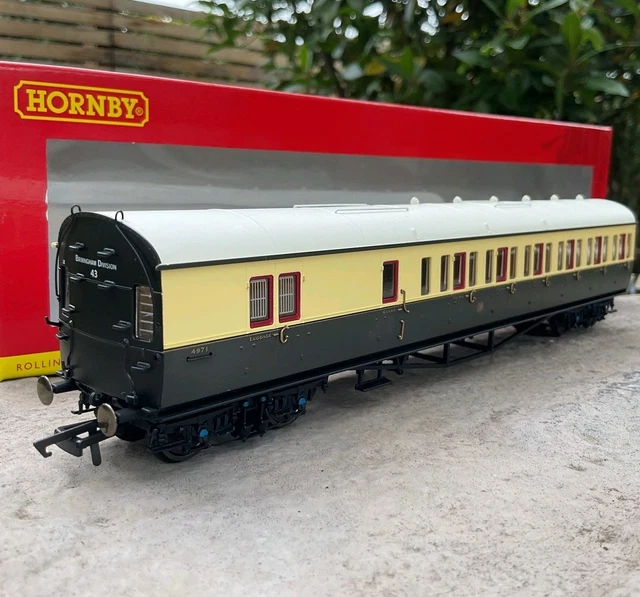 BOXED HORNBY R4876 GWR Collett Suburban Brake 3rd LH Coach 4971 OO ...