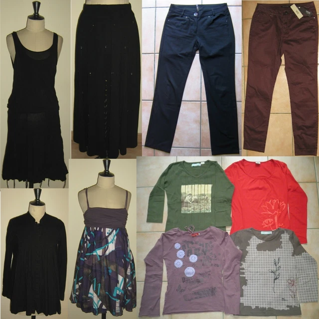 Lot de 73 Vêtements femme de marque en 36 : Cop copine, Petit Baigneur,DDP, etc