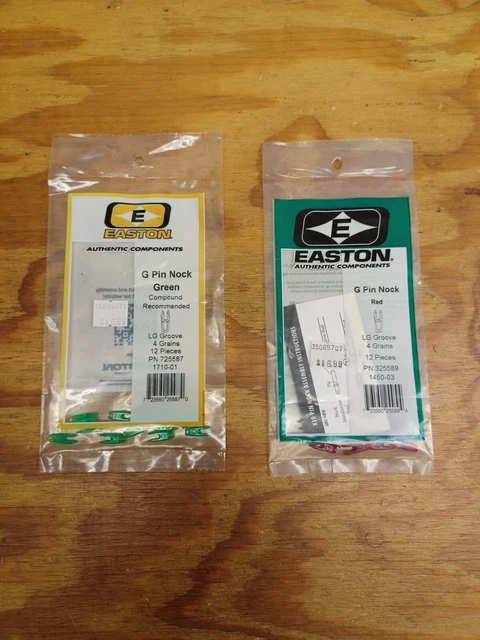 12 pk - Easton Large Groove G Pin Nocks