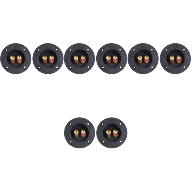 8 Pcs speaker box terminal binding post Poste De Reliure Haut-parleurs Stéréo Ac