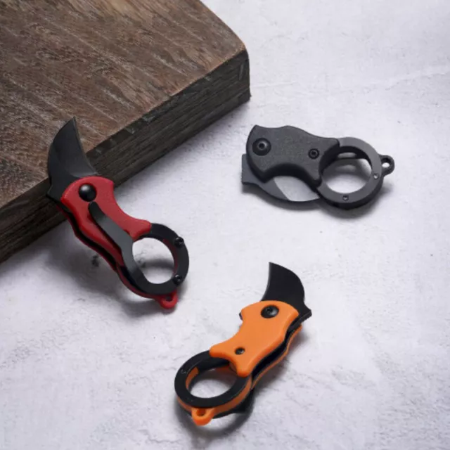 Mini Keychain Pocket Knife Metal Outdoor Survival Camping Portable Folding Knife