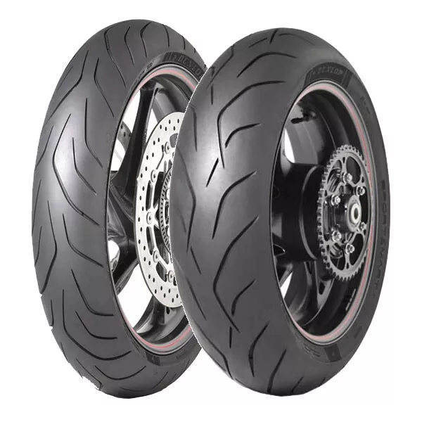 Coppia Gomme Dunlop 120/70Zr17 (58W) + 180/55Zr17 (73W) Sportsmart Mk3