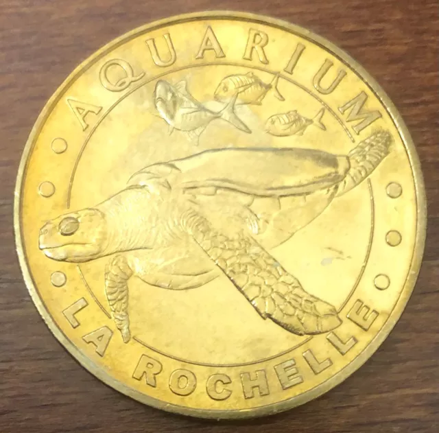 Mdp 2009 La Rochelle Aquarium Tortue Médaille Monnaie De Paris Jeton Tokens Coin