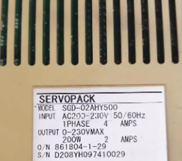 1 PC New Servo Drive SGD-02AHY500