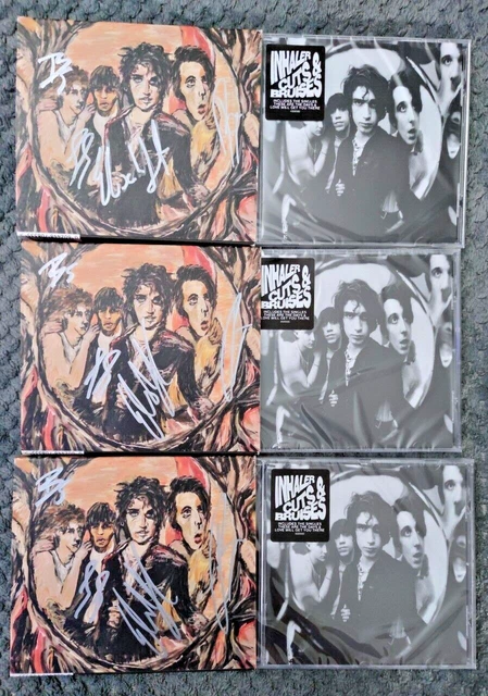 Inhaler cuts & bruises CD & alternative hand signed slip case cover UK ONLY