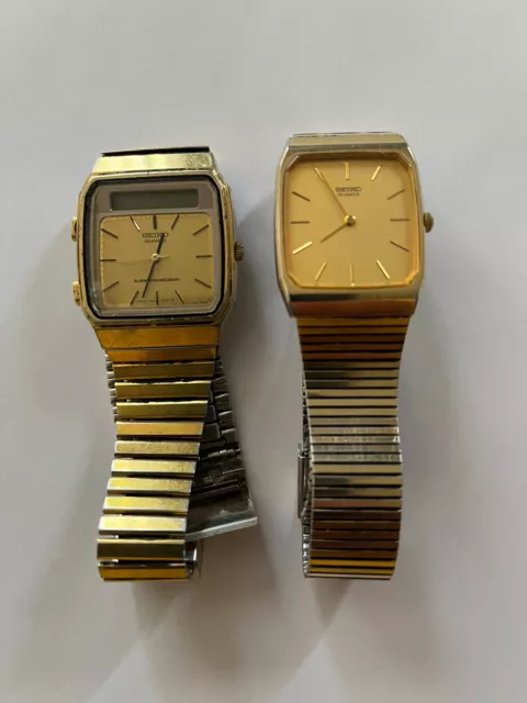 2 OROLOGI UOMO Cronografo Seiko Quarzo Vintage Usati NON TESTATI EUR 14 28 PicClick IT