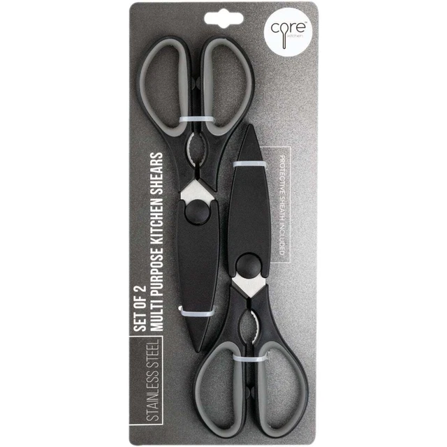 Cocina Core 5 in. Tijeras con vainas de ónix (2 juegos) DBC30626 paquete de 6 núcleos