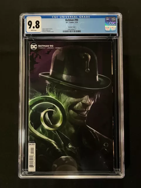 Batman #90 CGC 9.8 (2020) - Variant Cover - Riddler cover