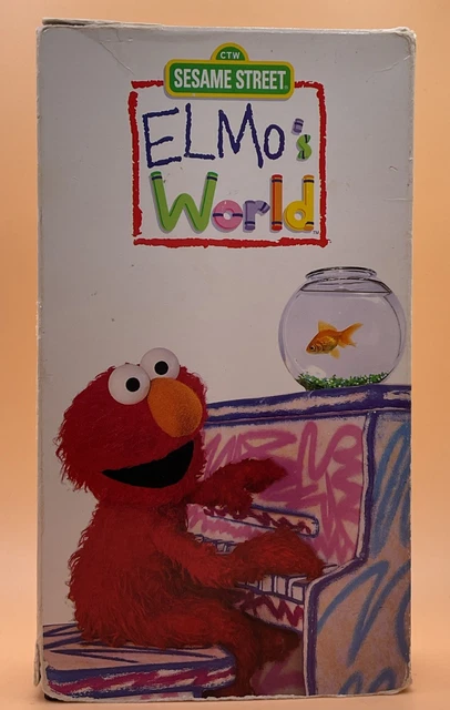 SESAME STREET ELMO'S World VHS 2000 Slip Sleeve Elmos **Buy 2 Get 1