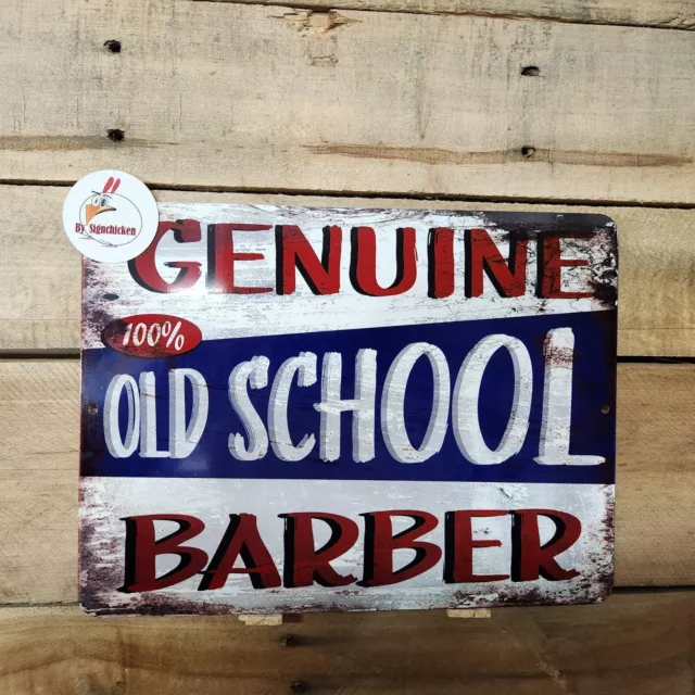 Vintage Looking Sign, OLD SCHOOL BARBER, salon supply, BARBER shop, signs, decor