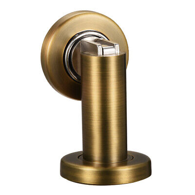 Zinc Alloy Door Magnetic Catch Holder Stopper Doorstop Brushed Dark Brass