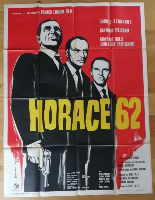 HORACE 62 jean-louis trintignant affiche cinema originale 160x120 cm '62