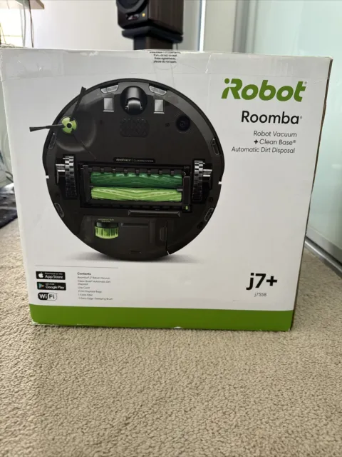 iRobot Roomba j7+ Smart Robot Vacuum - Black