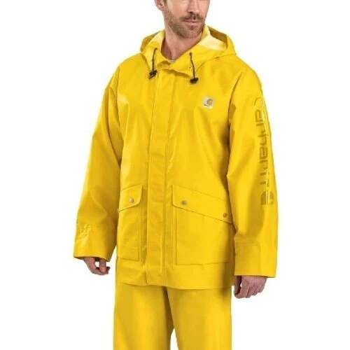 CARHARTT WATERPROOF LOOSE Fit Heavyweight Bib Overalls Men's Yellow 89