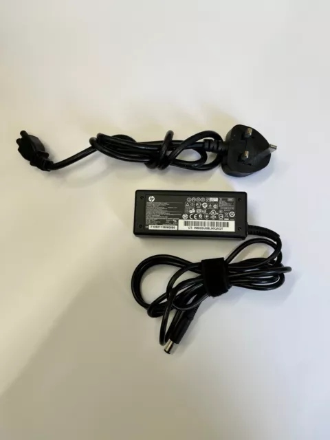 Genuine Used HP Laptop charger 19.5V - 3.33A 65W CENTRE PIN TIP WITH POWER LEAD