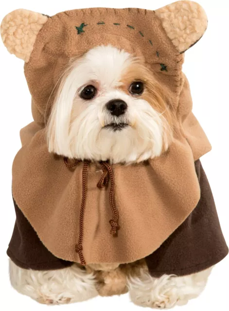 Rubie's Official Star Wars Ewok Pet Dog Costume Medium, Neck to Tail 15", Chest