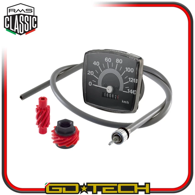 Aqxreight Ingranaggio Tachimetro 12mm Con Cavo 100cm Per Scooter GY6 50-150cc
