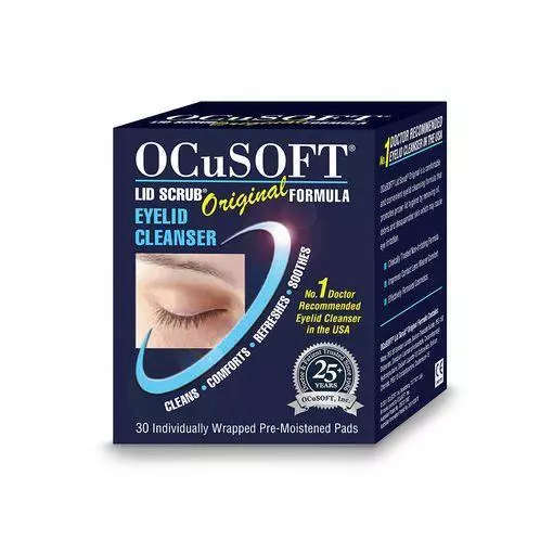 Ocusoft Original Couvercle Gommage Blepharitis Lingette (x30)