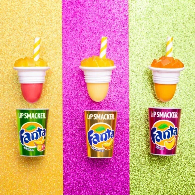 Lip Smacker Refresh novelty Fanta / coca-cola coke Cup Lip Balm