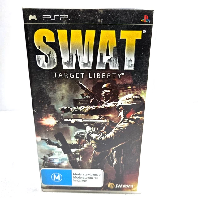 Sony Playstation Portable Swat Target Liberty PSP Game Complete Aus