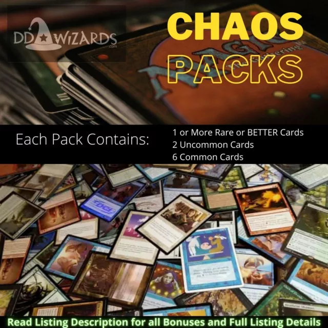 Chaos Packs (Cards New and Old) Magic the Gathering Re-Packs