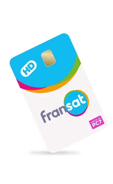 ✅ CARTE FRANSAT TV ✅ NOUVELLE GÉNÉRATION HD PC7 / Validité : 4 ans