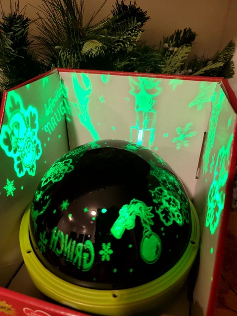 NEW DISNEY Dr Seuss  Grinch LED Shadow light Color Changing Lamp toy Xmas Gemmy