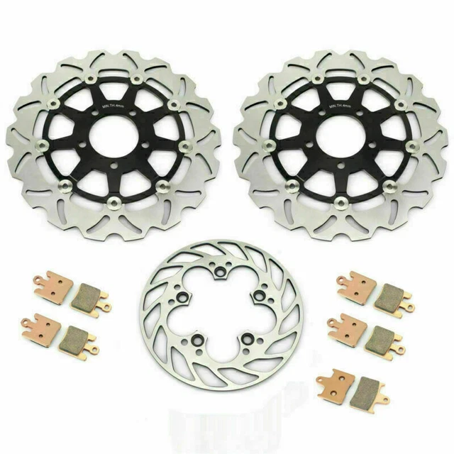 Disques et Plaquettes de frein Avant Arrière pr Suzuki GSX-R 1000 GSXR1000 2003