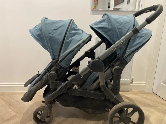icandy orange double pram/pushchair Travel System