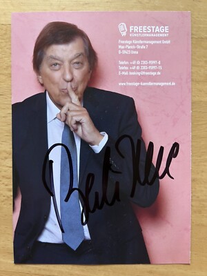 Bata Bata Illic Sottile Ak D'Oro Volte Cartolina Autografata Originale Autografato 2 