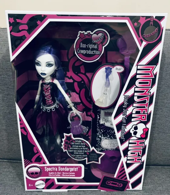 2024 Monster High Spectra Vondergeist Boo-riginal Creeproduction Fashion Doll