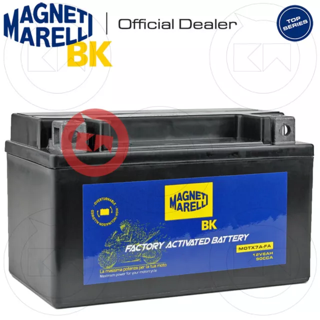 BATTERIA MAGNETI MARELLI YTX7A-BS 12V 6Ah SIGILLATA SENZA MANUTENZIONE