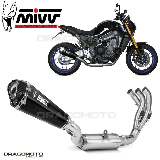 YAMAHA MT09 2021 2022 Ligne complet Delta Race MIVV Carbone Haut EUR 1