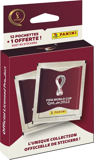 Panini FIFA World Cup Qatar 2022 - Blister 12 Pochettes + 1 OFFERTE 004286KBF13